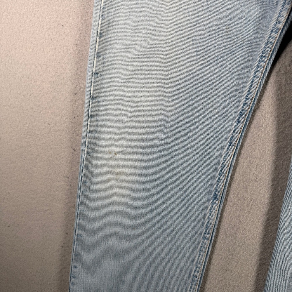 Vintage Levis 501 Jeans Mens 32x31 Made in USA Light Wash Distressed 90s 0997 - Picture 7 of 16